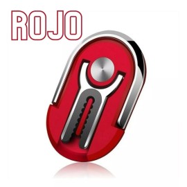 Veraly Soporte Anillo Sujetador Carro Dedo Celular Metálico 1 Pz F