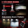 CHUSYYRAY 2X H11 LED Headlight Super Bright Bulbs Kit 6000K