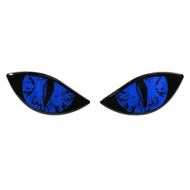BIKE-label Reflex Sticker 3D Evil Eyes Car Motorcycle Helmet Blue 910068VA