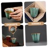 ULTECHNOVO Delicate Ceramics Tea Cup Chinese Hand Cup for Home
