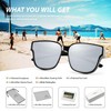 URUMQI Women's Polarized Fit Over Sunglasses Oversized Square Sun Shades
