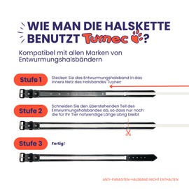 TUYNEC - Leather Dog Collar with Protective Net for Flea Collar Dogs, Dog Collar that Protects and Extends the Life of the Tick Collar for Dogs