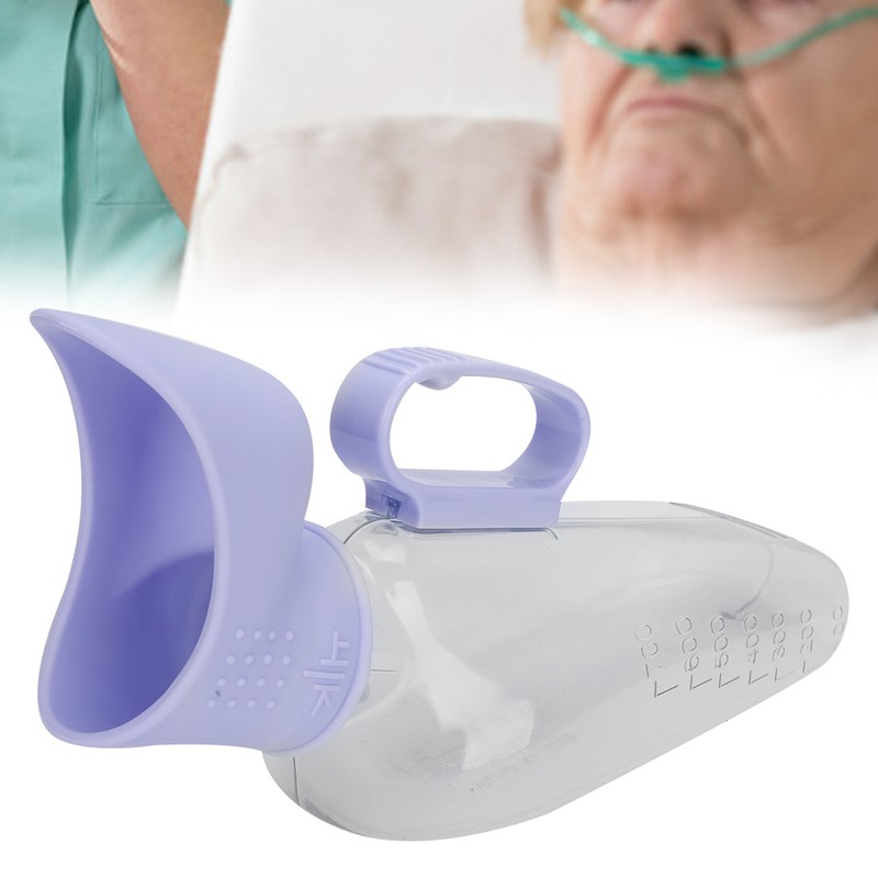 700ml Female Urine Collection Container Spill Proof Urinal Funnel for