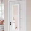 SONGMICS JJC901E01 Set of 2 Silver Steel Door Hooks for