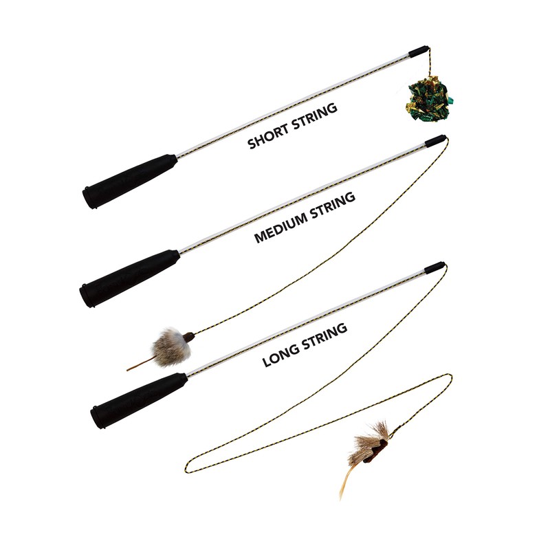 RompiCatz Adjustable String Wand (Crinkle Balls)