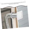 KOMBIUDA Outdoor Louvered Dryer Vent Cover Airflow Vent for Window