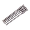 4pcs 100mm Magnetic Flat Head Slotted Tip Screwdrivers Bits Set