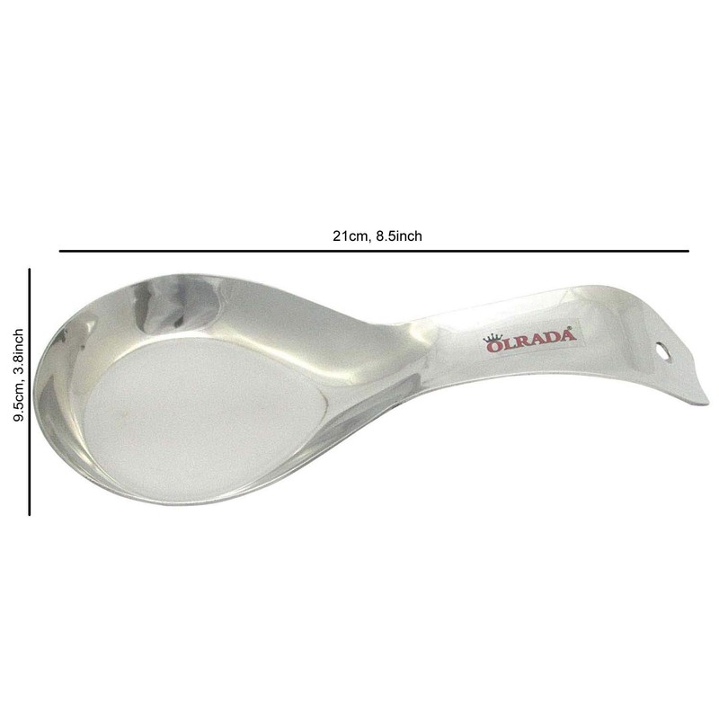 OLRADA Stainless Steel Laddle Spoon Holder Cooking Improving Hygiene Utensils