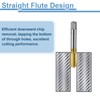 sourcing map 2pcs Straight Flute Thread Tap, M16 x 1.5