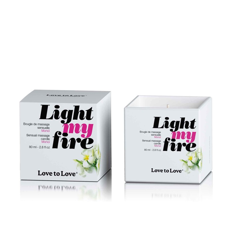 LOVE TO LOVE Light My Fire, Massagekerze, Mit Sheabutter und