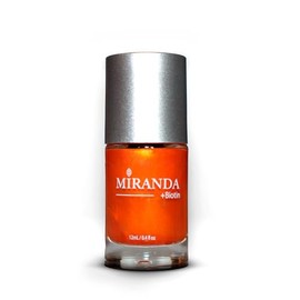 Miranda Beauty: Superfood-Infused Vegan Nail Polish for Healthy, Beautiful Nails, 21-free, Biotin-infused, Cruelty Free - MARYGOLD - 0.40 fl oz