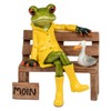 formano Frog on Bench with Moin Greetings and Seagull Made