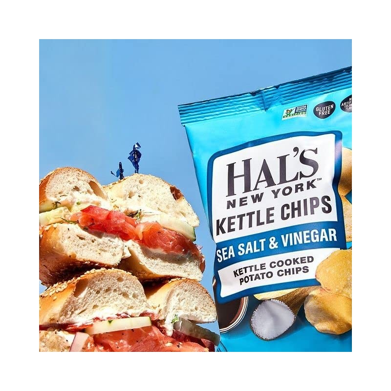 Hal's New York Kettle Cooked Gluten Free Sea Salt &