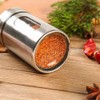 Morning Place Stainless Steel Condiment Can Set, Seasoning Container Set,