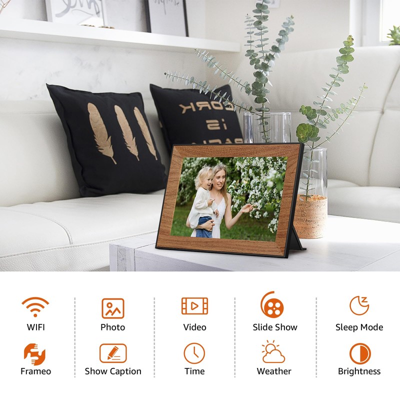 Digital Picture Frame,WiFi frameo Digital Photo Frame with 10.1 Inch