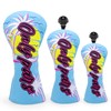 Golf Club Head Cover, Funny Golf Driver Fairway Wood Hybrid