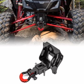 sinocea0 Rear 2" Trailer Hitch Receiver Shackle Tow Mount For Honda Talon 1000R 1000X