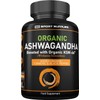 Organic Ashwagandha Capsules 1200mg - Boosted with 1000mg of Organic