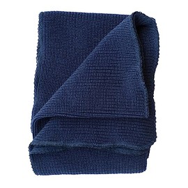 Lilano, Thick Baby Blanket, 100% Wool (kbT), 90 x 85 cm (Navy), navy