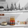 Nuovoware 7 Bottles Rotating Coffee Syrup Rack, Coffee Syrup Rack