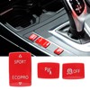 3 Pcs Gear Button Kit 6131 9252 912‑1 ESP Antislip