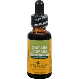 Herb Pharm Cascara Sagrada Liquid Extract for Digestive Support - 1 Ounce