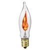 The Dreidel Company Flicker Flame Shaped Light Bulbs, E12 Replacement