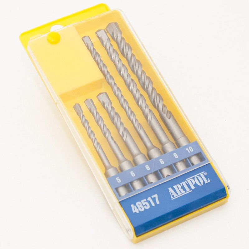 SDS Plus Concrete Drill Bit Set 5 mm 6 mm
