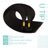 Darkest Brown U Tip Hair Extensions - Real Human Hair