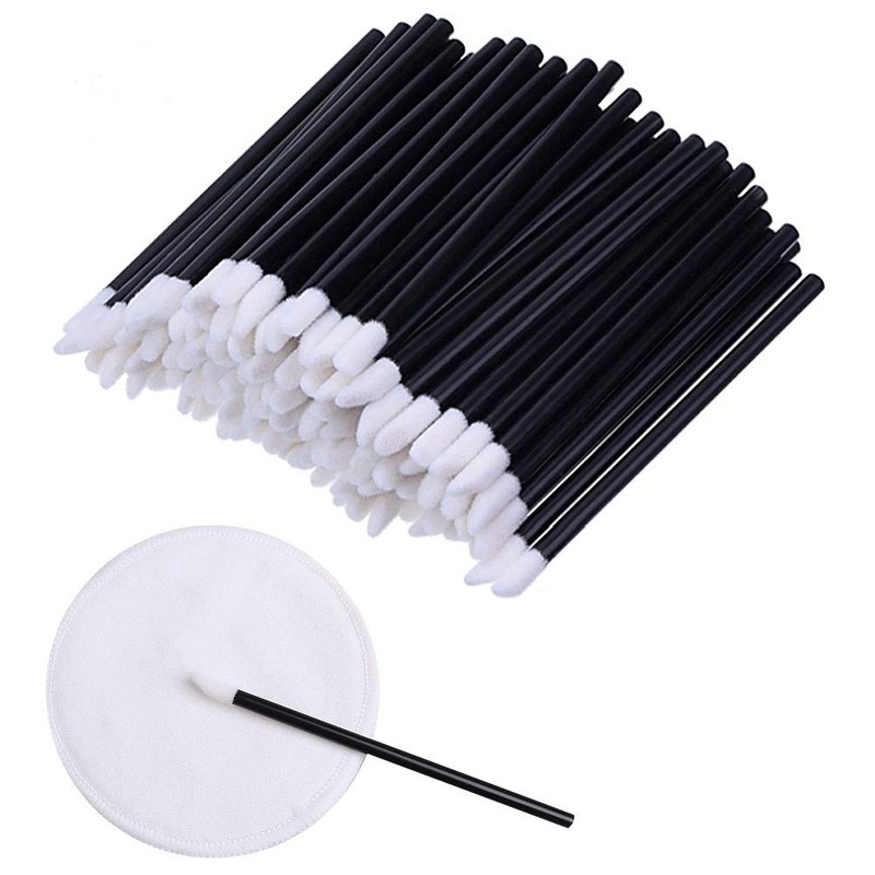 Pimoys Lip Brushes, 200Pcs/Set Disposable Lip Brushes Make Up Brush