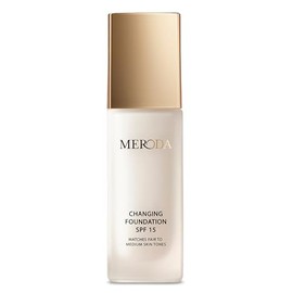 MERODA Changing Foundation SPF 15 [Light to Medium Skin] - Foundation Colour Changing - Colour-Changing Foundation for Mature Skin - Make Up Skin Tone Matching - Foundation Face Make Up