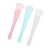 MERRYHAPY 3pcs Dual-ended Silicone Face Mask Brush Set Spatula for Mud Masks and Makeup Removal Tools for Beauty Enthusiasts