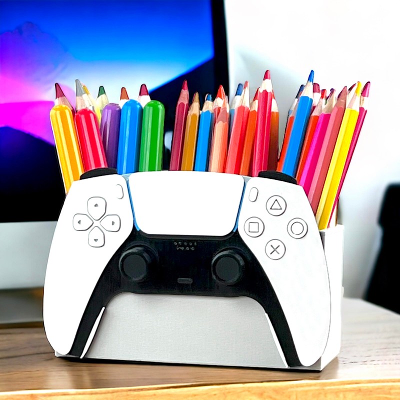 Colouring Pencil Organiser Desk, Pad PS, Children's Organiser, Organic Pencil