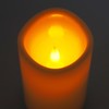 3pcs Electronic LED Candles Plastic Flameless Flickering Pillar Fake Candles