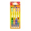The Toon Studio Car 4-Count Kids Toothbrush, Soft