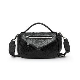 Kate Lee Women's Black Mini Selyna ec Leather Shoulder Bag, black