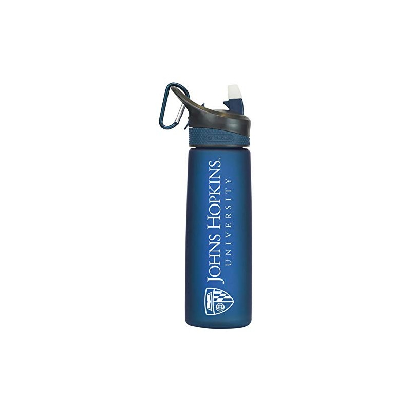 Johns Hopkins Tritan Plastic Frosted Sport Water Bottle, Design-4 -