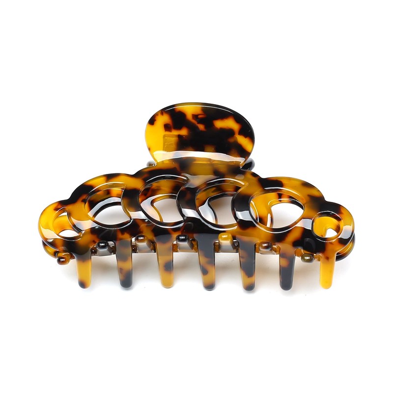 QinGoo Turtle Medium Hair Clip Cellulose Acetate Hair Clip Hair