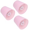 3PCS E14 Lampshade Fabric Ceiling Lamp Shade Exquisite Pink Wall