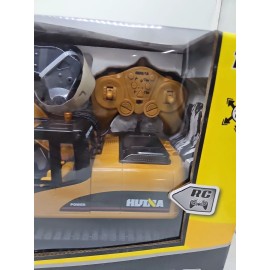 Golden Huina RC Excavator for Adults Golden Yellow