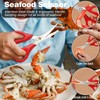 Crab Crackers and Tools, 11Pcs Seafood Tools Set - 2*Crab