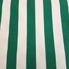 Fabric Sold by the Metre Awning Fabric Block Stripes Green