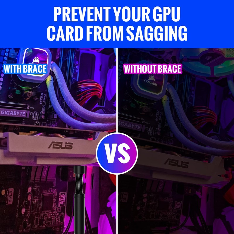 Aivalas GPU Support Bracket, Graphics Video Card Brace with Height