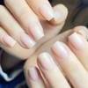 COSMOO- Esmalte de uñas de secado rápido blanco lechoso de