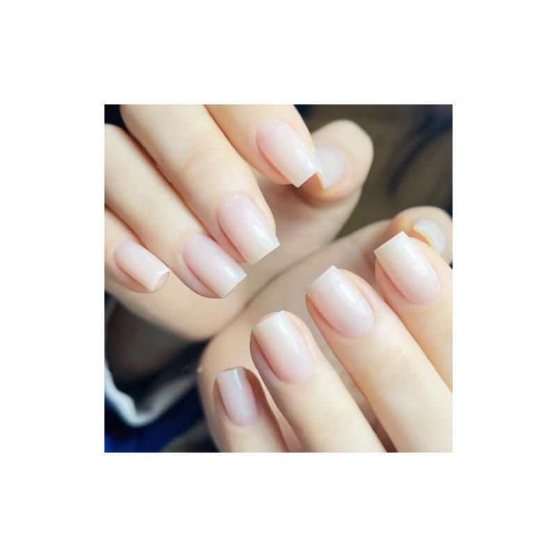 COSMOO- Esmalte de uñas de secado rápido blanco lechoso de