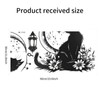 Fenteer Cat Moon Flower Wall Sticker Removable Decal Accessories Decal