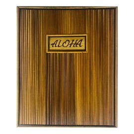 Hawaiian Aloha Bamboo Portfolio Photo Frame (8" x 10")