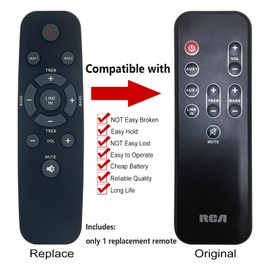Replacement Remote Control Compatible with RCA RTS635 Home Theater Sound Bar