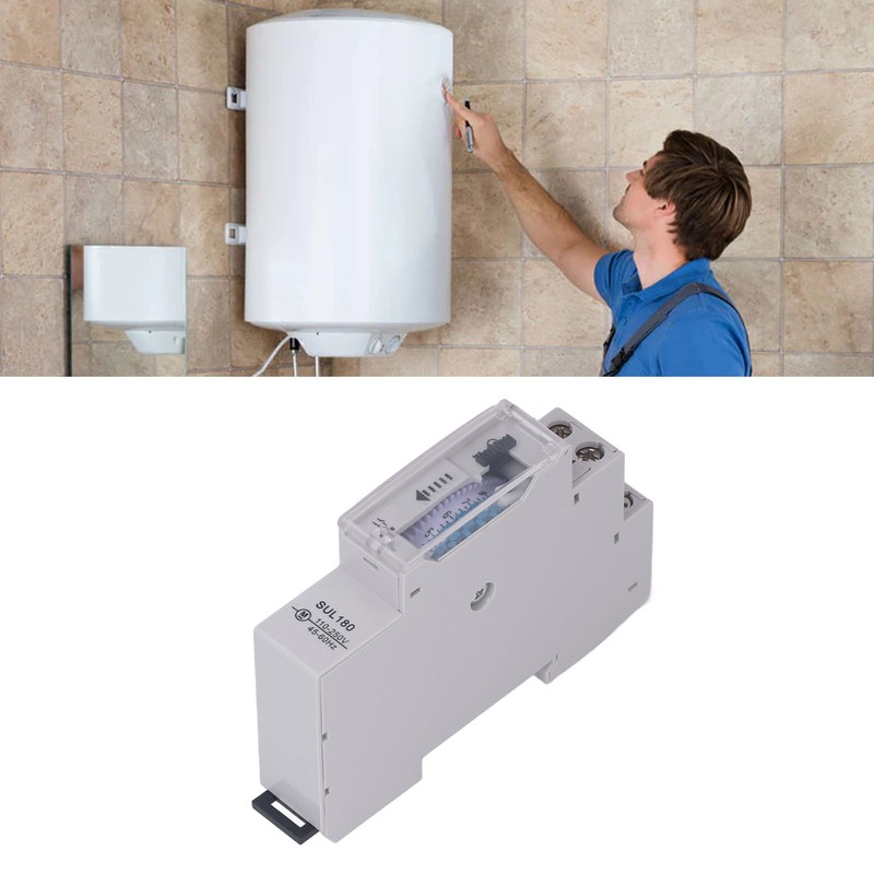 Time Switch Mechanical Timer Waterproof 24 Hours Controller 110‑250VAC for