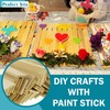 14" Wooden Paint Paddles - Mixing Sticks -Epoxy Stirrers- Pack